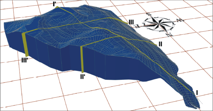 GeoSpectrum - Model 3D składowiska skonstruowany na podstawie pomiarów geodezyjnych oraz badań geofizycznych