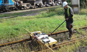 GeoSpectrum - Badania georadarowe gruntu pod szlakiem kolejowym na terenie przemysłowym