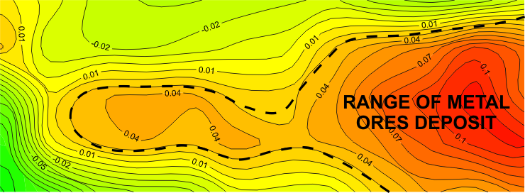 GeoSpectrum - Regional surface gravimetric image for exploration of raw materials deposits